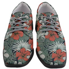 Seamless-floral-pattern-with-tropical-flowers Women Heeled Oxford Shoes by Vaneshart