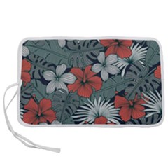 Seamless-floral-pattern-with-tropical-flowers Pen Storage Case (l)