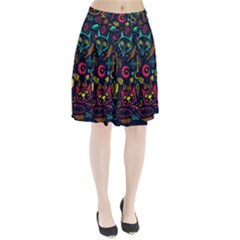 Sketch-graphic-illustration Pleated Skirt by Vaneshart