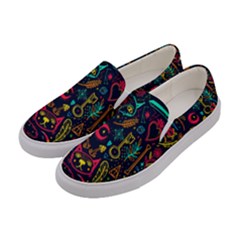 Sketch-graphic-illustration Women s Canvas Slip Ons by Vaneshart