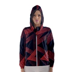 Stippled Seamless Pattern Abstract Women s Hooded Windbreaker by Vaneshart