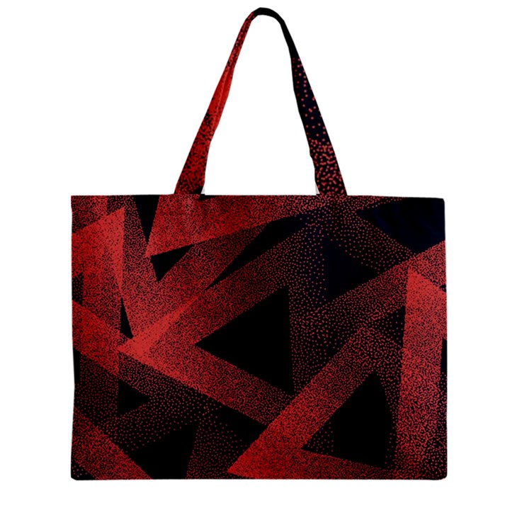 Stippled seamless pattern abstract Zipper Mini Tote Bag