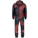 Stippled seamless pattern abstract Hooded Jumpsuit (Men)  View2