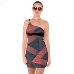 Stippled Seamless Pattern Abstract One Soulder Bodycon Dress by Vaneshart