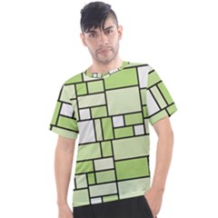 Green-geometric-digital-paper Men s Sport Top by Vaneshart