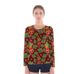 Illustration-christmas-default Women s Long Sleeve Tee