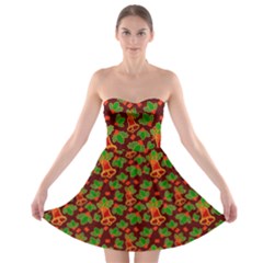 Illustration-christmas-default Strapless Bra Top Dress