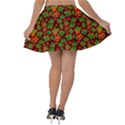 Illustration-christmas-default Velvet Skater Skirt View2