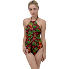 Illustration-christmas-default Go With The Flow One Piece Swimsuit