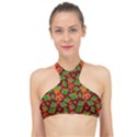 Illustration-christmas-default High Neck Bikini Top View1