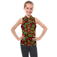 Illustration-christmas-default Kids  Sleeveless Polo Tee