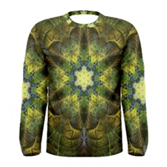 Fractal Fantasy Design Background Men s Long Sleeve Tee