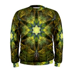 Fractal Fantasy Design Background Men s Sweatshirt