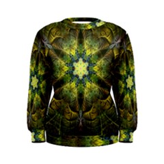 Fractal Fantasy Design Background Women s Sweatshirt