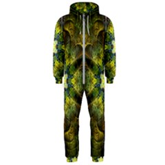 Fractal Fantasy Design Background Hooded Jumpsuit (men)  by Vaneshart