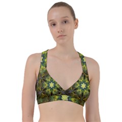 Fractal Fantasy Design Background Sweetheart Sports Bra