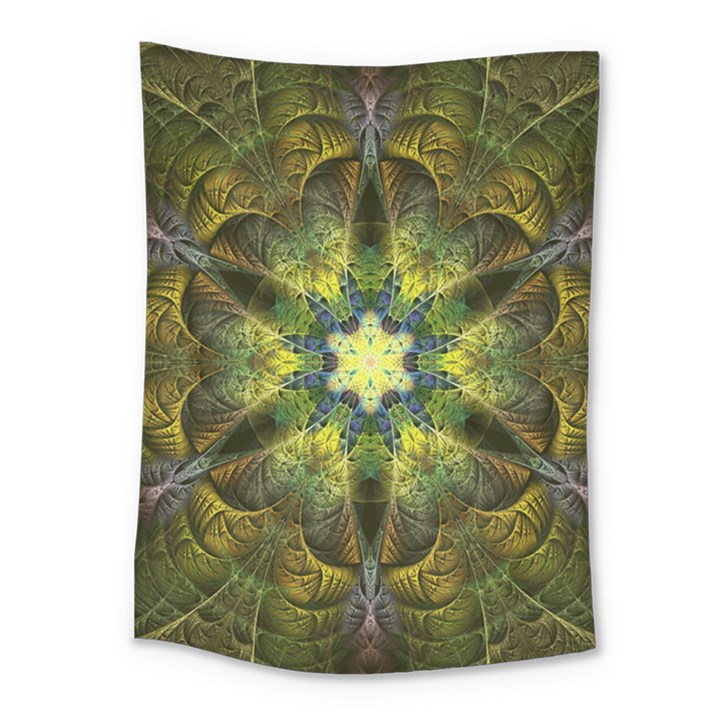 Fractal fantasy design background Medium Tapestry