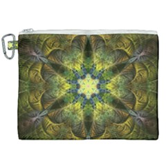 Fractal Fantasy Design Background Canvas Cosmetic Bag (xxl)