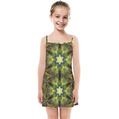 Fractal Fantasy Design Background Kids  Summer Sun Dress