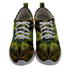 Fractal Fantasy Design Background Athletic Shoes by Vaneshart