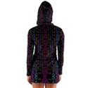 Neon Geometric Seamless Pattern Long Sleeve Hooded T-shirt View2