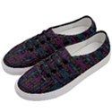 Neon Geometric Seamless Pattern Women s Classic Low Top Sneakers View2