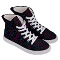 Neon Geometric Seamless Pattern Men s Hi-Top Skate Sneakers View3