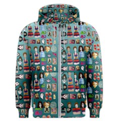 Kawaiicollagepattern2 Men s Zipper Hoodie by snowwhitegirl