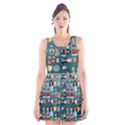 Kawaiicollagepattern2 Scoop Neck Skater Dress View1