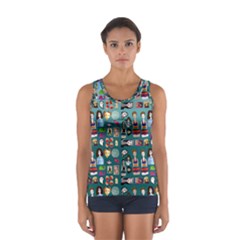 Kawaiicollagepattern2 Sport Tank Top  by snowwhitegirl