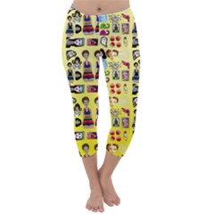 Kawaiicollagepattern3 Capri Winter Leggings 