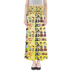 Kawaiicollagepattern3 Full Length Maxi Skirt