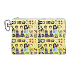 Kawaiicollagepattern3 Canvas Cosmetic Bag (large) by snowwhitegirl