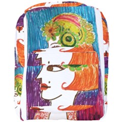 Art Deco Woman Full Print Backpack by snowwhitegirl