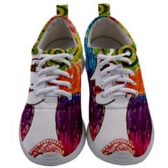 Art Deco Woman Mens Athletic Shoes