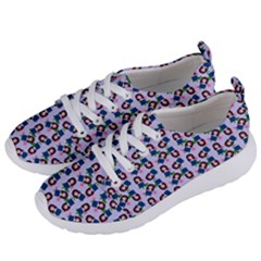 Goth Girl In Blue Dress Lilac Pattern Women s Lightweight Sports Shoes by snowwhitegirl