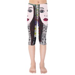 Chris Wall Kids  Capri Leggings  by snowwhitegirl