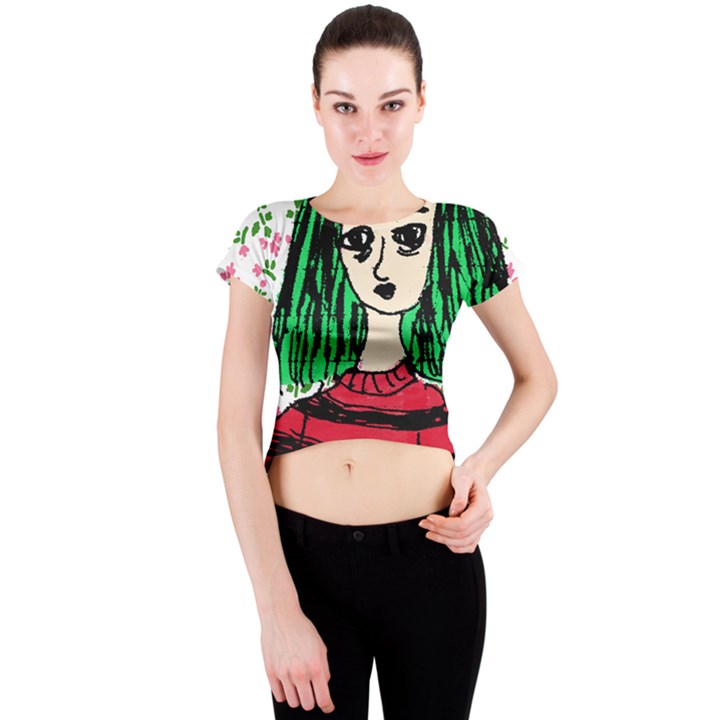 Freddy Girl Wall Crew Neck Crop Top