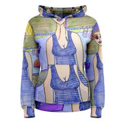 Swimmer By Pool Women s Pullover Hoodie