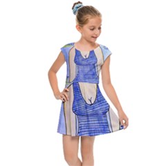 Swimmer By Pool Kids  Cap Sleeve Dress by snowwhitegirl