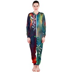 Flower Dna Onepiece Jumpsuit (ladies)  by RobLilly