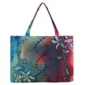 Flower Dna Zipper Medium Tote Bag View1