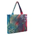 Flower Dna Zipper Medium Tote Bag View2