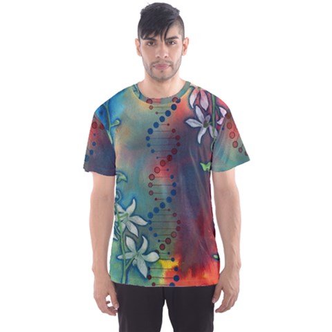 Flower Dna Men s Sport Mesh Tee by RobLilly