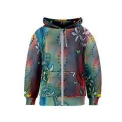 Flower Dna Kids  Zipper Hoodie