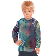 Flower Dna Kids  Hooded Pullover by RobLilly