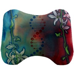 Flower Dna Head Support Cushion by RobLilly