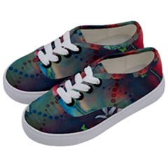 Flower Dna Kids  Classic Low Top Sneakers by RobLilly