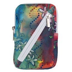 Flower Dna Belt Pouch Bag (small) by RobLilly