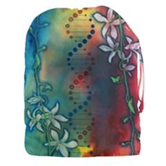 Flower Dna Drawstring Pouch (3xl)